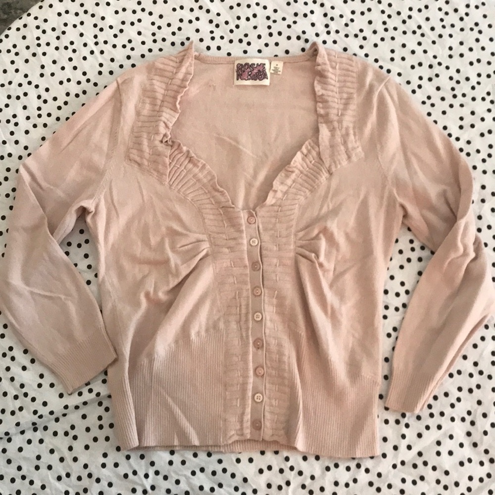 Anthropologie Blush Sweater